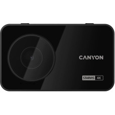 Canyon Wideorejestrator Canyon Canyon DVR40GPS, 3.0'' IPS(640x360), touchscreen, UHD 4K 3840x2160@30fps, WQHD 2.5K 2560x1440@60fps, NTK96670, 8 MP CMOS Sony Starvis IMX415 image sensor, 8 MP cam, 140° Viewing Angle, Wi-Fi, GPS, Video camera database, USB-