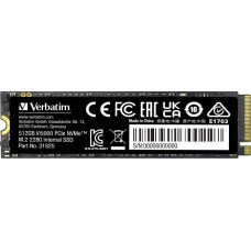 Verbatim Dysk SSD Verbatim Verbatim Vi5000 M.2 SSD 512GB PCIe4 NVMe 31825