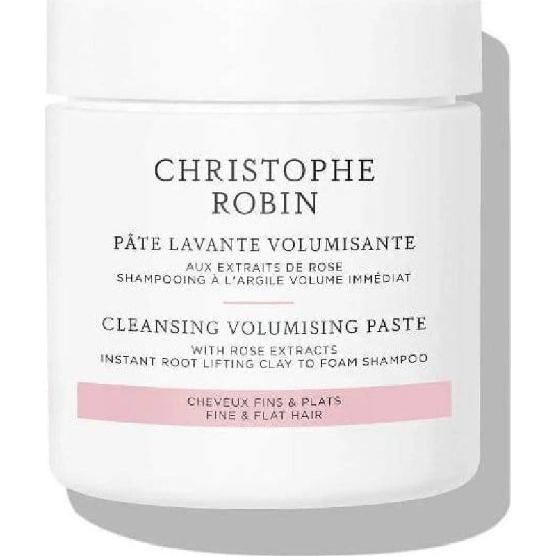 Christophe Robin Cleansing Volumizing Paste With Rose Extracts oczyszczający szampon w formie pasty unoszący włosy u nasady 75ml