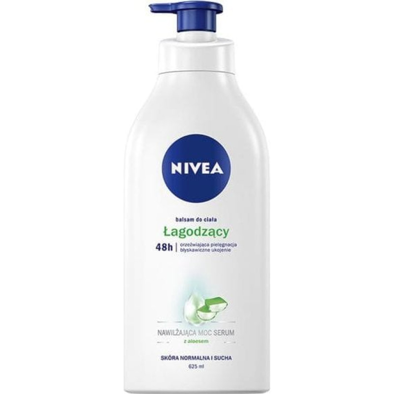 Nivea Nawilżająca Moc Serum łagodzący balsam do ciała z pompką 625 ml