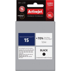 Activejet AH-15R ink for HP printer, HP 15 C6615A replacement; Premium; 50 ml; black