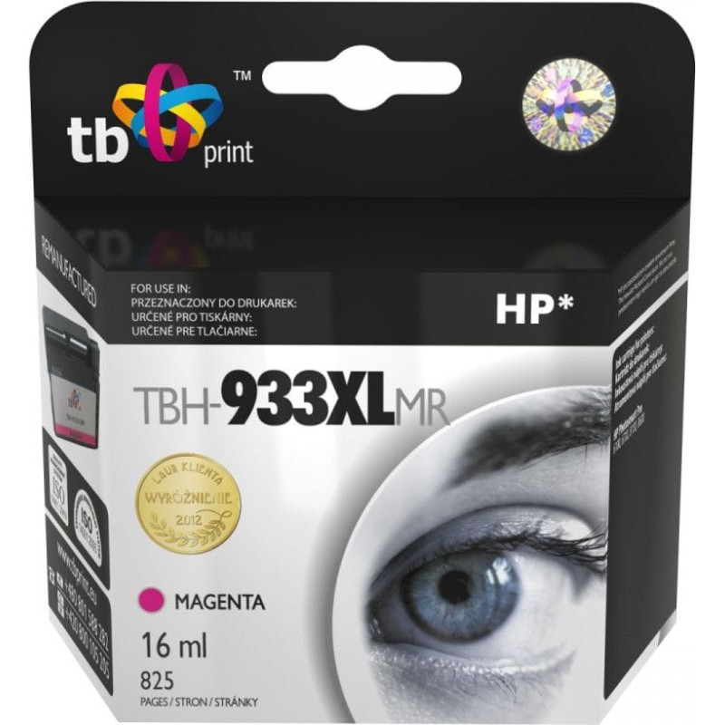 TB Tusz TB Tusz TBH-933XLMR (HP CN055AE) Magenta