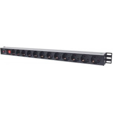 Intellinet Network Solutions Listwa zasilająca 250V/16A 12x Schuko 1.6m (714044)