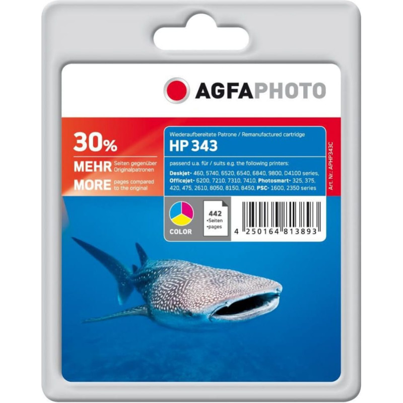 Agfaphoto Tusz AgfaPhoto Tusz APHP343C / C8766EE No.343 (Color)