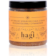 Hagi Hagi, Naturalny scrub do ciała z gałką muszkatołową i cynamonem, 280 g