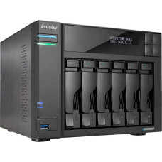 Asustor Serwer plików Asustor Serwer plików Asustor LOCKERSTOR 6 AS6706T 6-bay, Intel Celeron N5105 Czterordzeniowy 2.0GHz, 8GB RAM DDR4. 4x M.2 PCIe (NVMe), 2x 2.5 GbE. 2x USB 3.