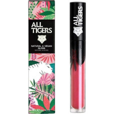 All Tigers All Tigers, Natural & Vegan, Natural, Shining, Lip Gloss, 601, Silence The Critics, 8 ml For Women