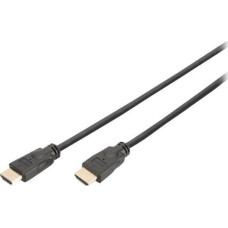 Digitus HDMI Premium High Speed Anschlusskabel, mit Ethernet, UHD 4K (schwarz, 2 Meter)