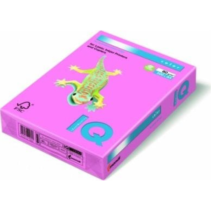 Iq Color Papier ksero IQ Color A4 80g różowy 500 arkuszy