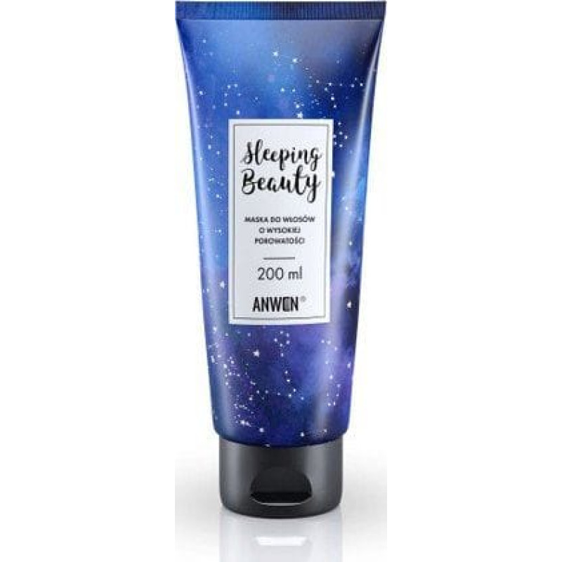 Anwen Maska do włosów nocna do wysokiej porowatości Sleeping Beauty - 200 ml (ANW-423)