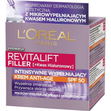 Loreal loreal revitalift filler krem do twarzy z filtrem spf 50 wypełniający anti age 50ml