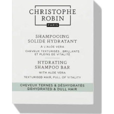 Christophe Robin Hydrating Shampoo Bar With Aloe Vera delikatnie oczyszczający szampon w kostce do włosów i ciała 100g