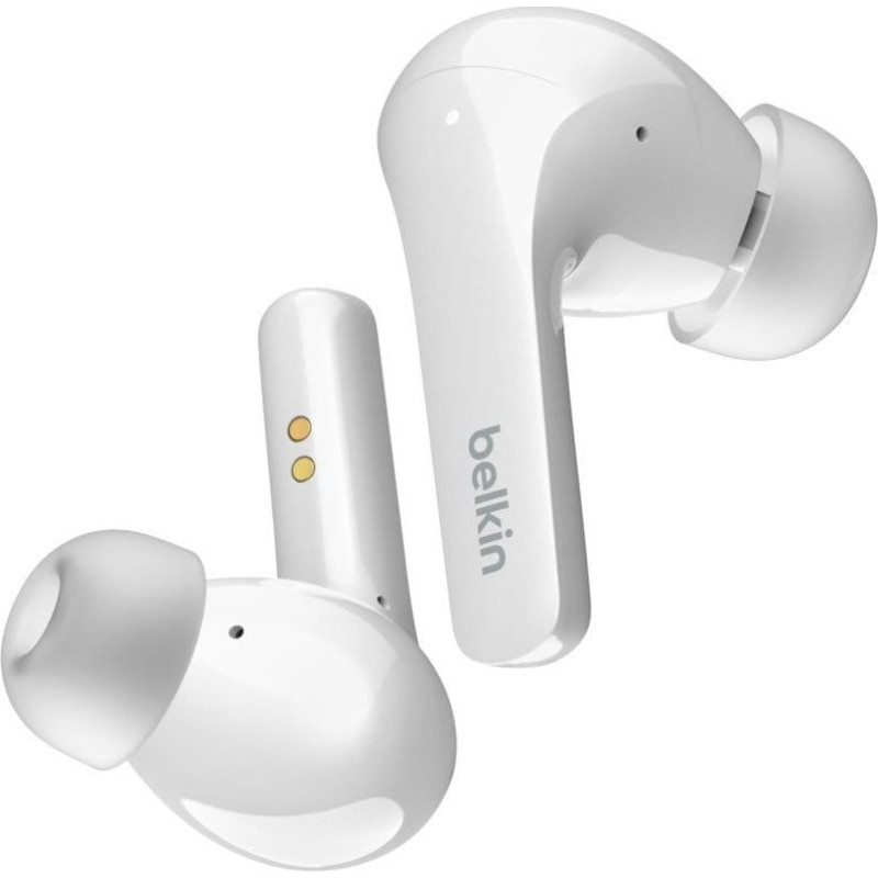 Belkin Słuchawki Belkin Belkin SOUNDFORM Flow Zestaw słuchawkowy Bezprzewodowy Douszny Połączenia/muzyka USB Type-C Bluetooth Biały