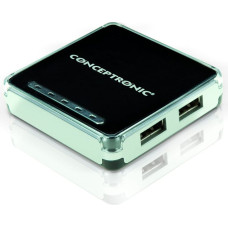 Conceptronic HUB USB Conceptronic 4 porty USB Czarny (C4PUSB2)