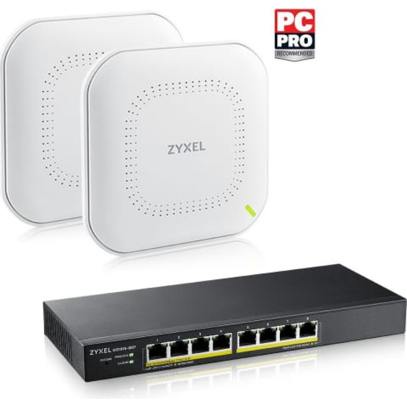 Zyxel GS1915-8EP Managed L2 Gigabit Ethernet (10/100/1000) Power over Ethernet (PoE) Black