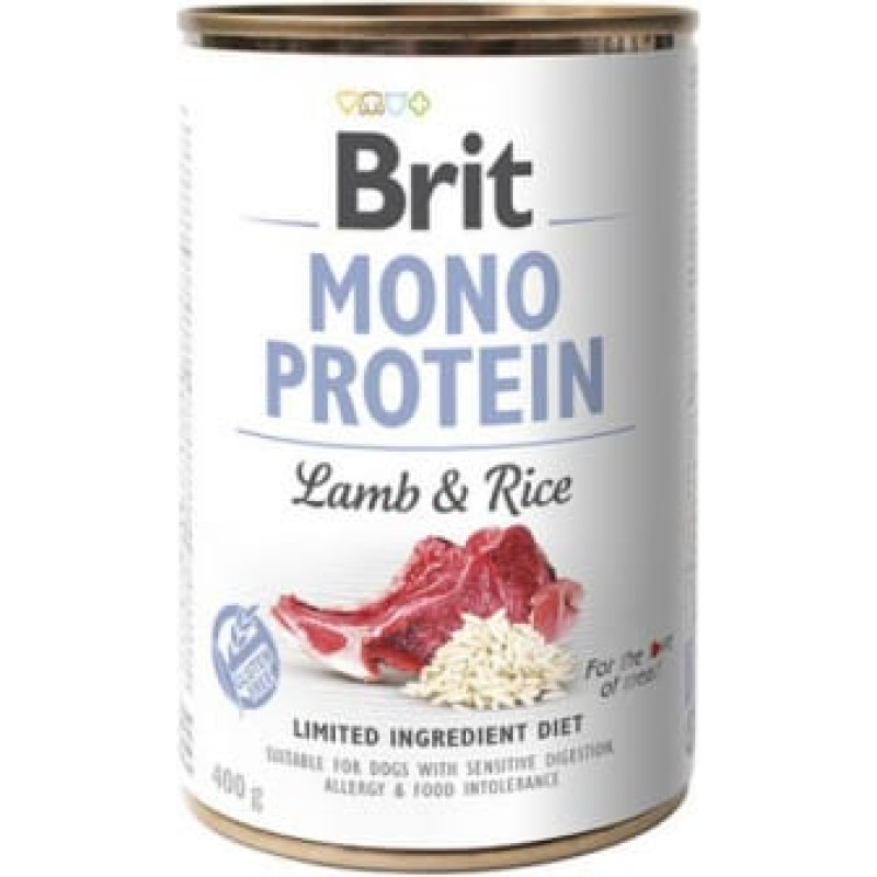 Brit Brti Mono Protein Lamb, Brown Rice - 400 g