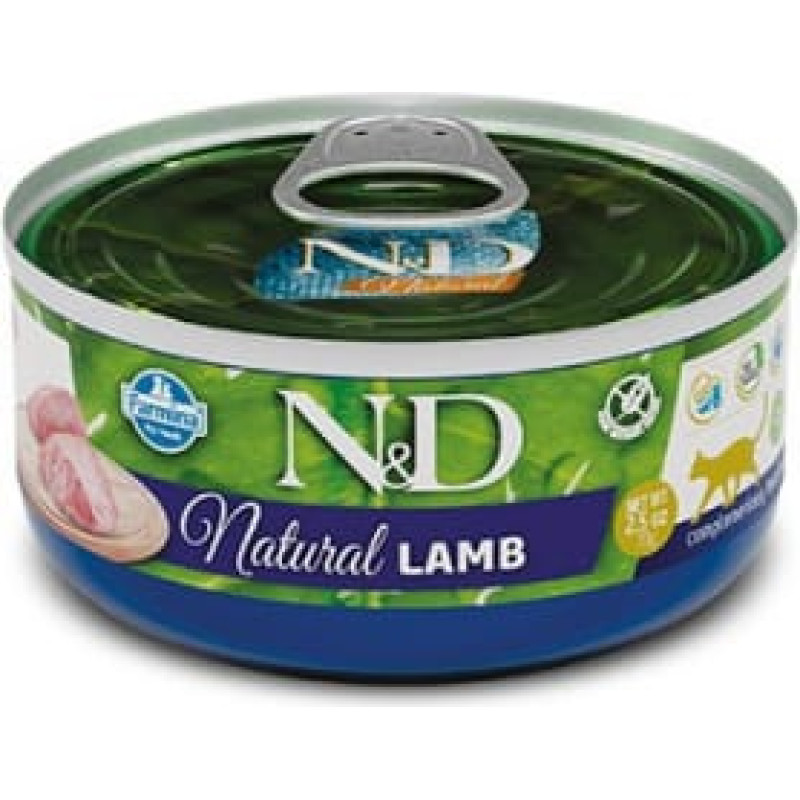 Farmina N&D Cat Natural Lamb- wet cat food - 140 g