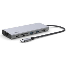 Belkin INC009BTSGY interface hub USB Type-C 10000 Mbit/s Silver