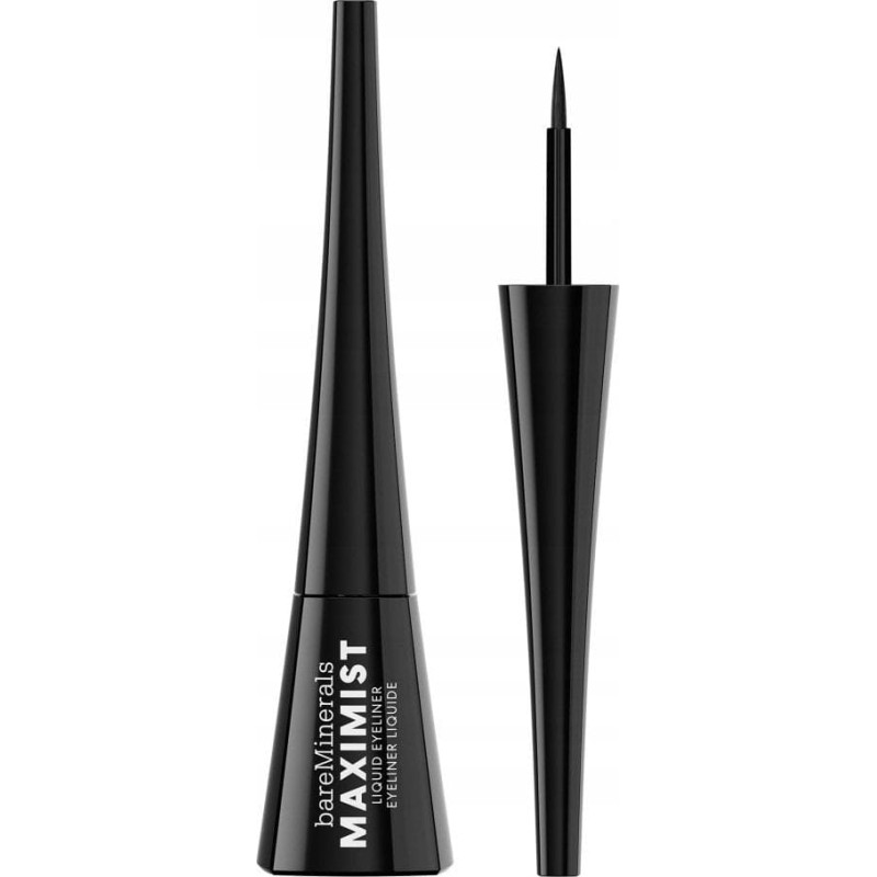 Noname BAREMINERALS_Minerals Maximist Liquid Eyeliner Maximum Black eyeliner w płynie Czarny