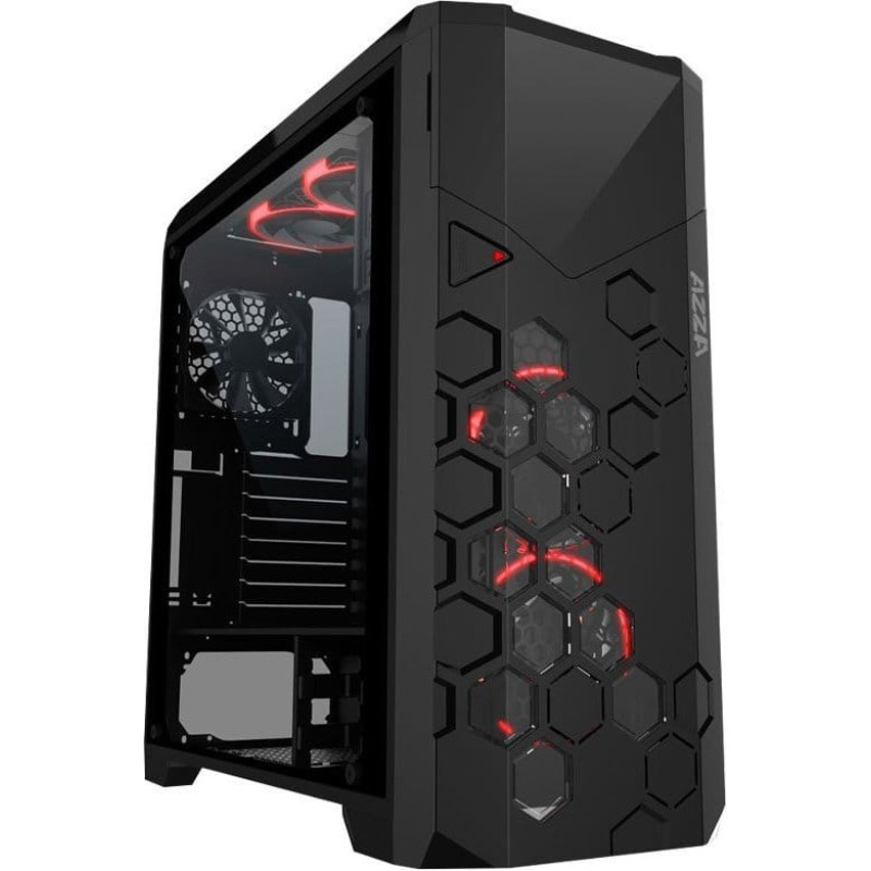 Azza Obudowa Azza AZZA Geh Fulltower ATX Storm 6000B ARGB(Win-Glas,4xRGB)2xUSB