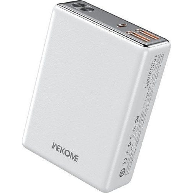 Wekome Powerbank Wekome Powerbank 10000 mAh Super Fast Charging USB-C PD 20W + 2x USB-A QC3.0 22.5W