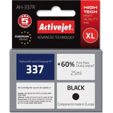 Activejet AH-337R HP Printer Ink, Compatible with HP 337 C9364EE;  Premium;  25 ml;  black. Prints 60% more.