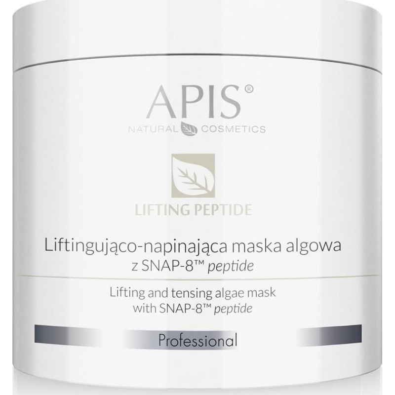 Apis APIS_Lifting Peptide Algae Mask liftingująco-napinająca maska z SNAP-8™ Peptide do cery dojrzałej i odwodnionej z tendencją do zmarszczek 200g