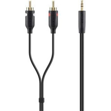 Belkin Kabel Belkin Jack 3.5mm - RCA (Cinch) x2 2m czarny (F3Y116BT2M)