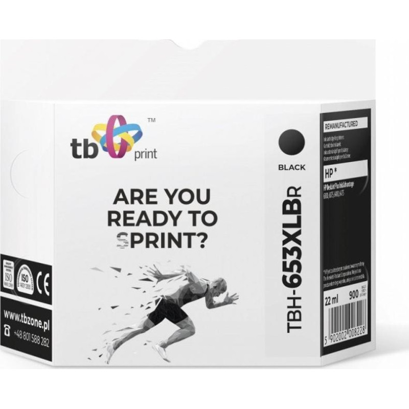 Tb Print Tusz TB Print TB Print Tusz do HP DeskJet 6075 TBH-653XLBR czarny refabrykowany