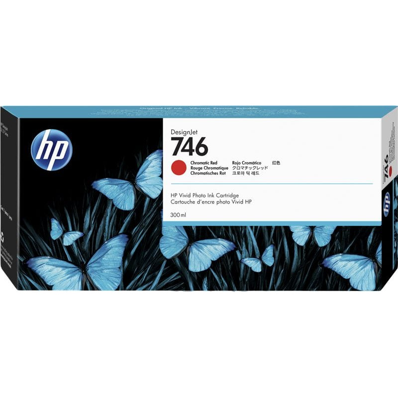 HP Tusz HP HP 746 (Chromatic Red)