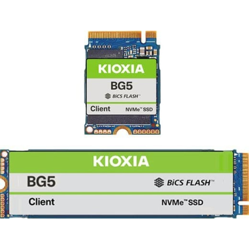 Kioxia Dysk SSD Kioxia KIOXIA BG5 Series KBG50ZNV1T02 - SSD - 1024 GB - Client - intern - M.2 2280 - PCIe 4.0 x4 (NVMe)