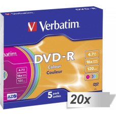 Verbatim DVD-R 4.7 GB 16x 100 sztuk