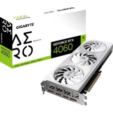 Gigabyte Karta graficzna Gigabyte GeForce RTX 4060 Aero OC 8GB GDDR6 (GV-N4060AERO OC-8GD)