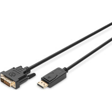 Digitus Kabel Digitus DisplayPort - DVI-D 5m czarny (AK-340301-050-S)