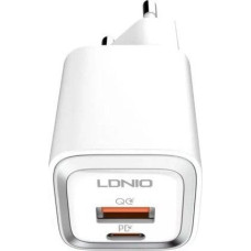 Ldnio Ładowarka LDNIO Ładowarka sieciowa MFi LDNIO A2318M, USB-C+USB, USB-C do Lightning 20W