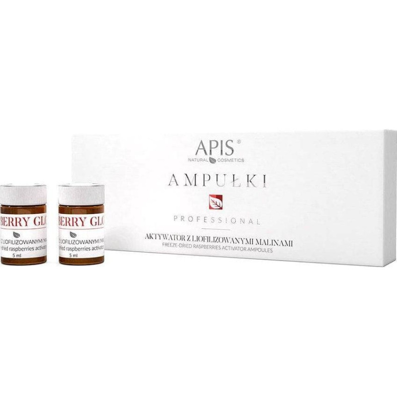 Apis Ampułki aktywator z liofilizowanymi malinami 5x5ml