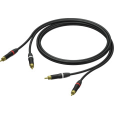 Procab Kabel Procab RCA (Cinch) x2 - RCA (Cinch) x2 1.5m czarny (PRA800/1.5)