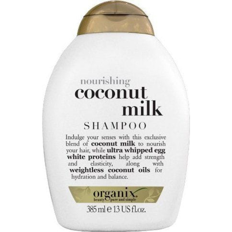 Organix Cosmetix Coconut Milk Shampoo szampon odżywczy z mleczkiem kokosowym 385ml