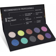 Affect Cienie do powiek Party All Night Pressed Eyeshadow Palette 10x2g