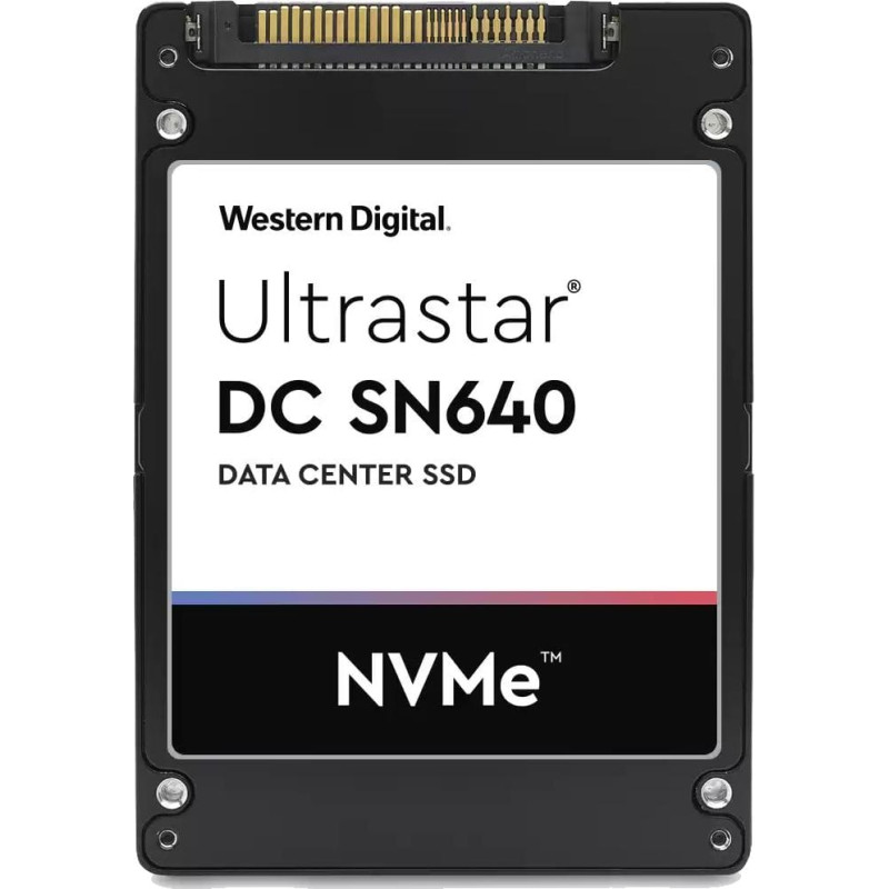 WD Dysk serwerowy WD Ultrastar DC SN640 7.68TB U.2 PCI-E x4 Gen 3.0 NVMe  (0TS1930)