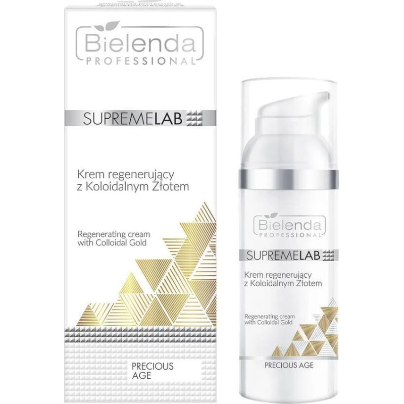 Bielenda BIELENDA PROFESSIONAL_SupremeLab Precious Age Regenerating Cream With Colloidal Gold krem regenerujacy z koloidalnym złotem 50ml