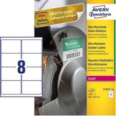 Avery Zweckform ETYKIETY ZF L7914-40 ULTRA RESISTANT 99,1X67,7 MM, 40 ARKUSZY