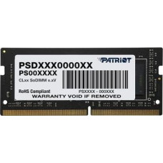 Patriot Pamięć do laptopa Patriot Signature, SODIMM, DDR4, 4 GB, 2666 MHz, CL19 (PSD44G266681S)