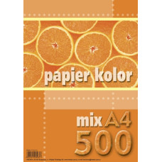 Kreska Papier kolorowy A4 500k mix kolorów