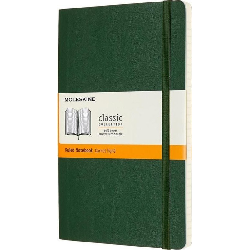 Moleskine Notes 13x21 gładki myrtle zielone