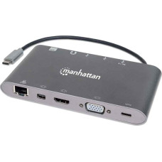 Manhattan Stacja/replikator Manhattan 7w1 USB-C (152808)