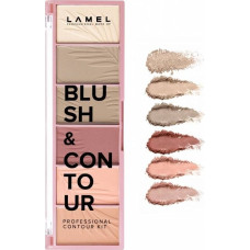 Lamel LAMEL Basic Paletka do konturowania twarzy Blush&Contour 16g