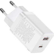 Baseus Ładowarka Baseus Super Si Pro 1x USB-A 1x USB-C 3 A (BSU2902WHT)