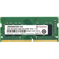 Transcend Pamięć do laptopa Transcend JetRam, SODIMM, DDR4, 4 GB, 2666 MHz, CL19 (JM2666HSH-4G)