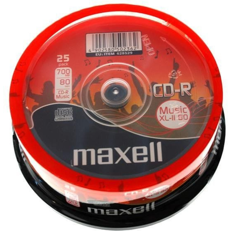 Maxell CD-R 700 MB 52x 25 sztuk (628529.40)